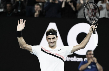 Federer: "Estoy feliz porque superé otra prueba y estoy en una nueva semifinal"