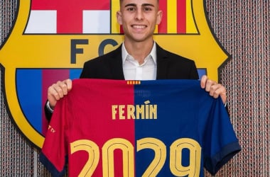 Hay Fermín para rato: El onubense renueva con el Barça hasta 2029