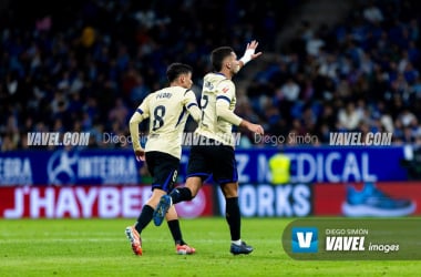 Ferrán Torres celebrando un gol ante el Oviedo / Fuente: Diego Simón en Vavel