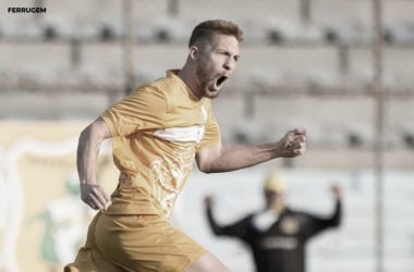Ferrugem comemora gol marcado em vitória do Brasiliense e projeta decisão contra Goianésia