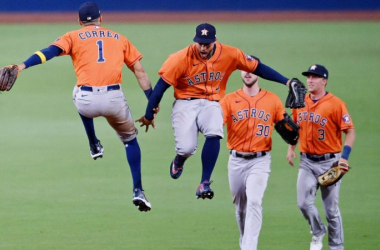 American league Championship Series: Astros take Game 6 over Rays behind Springer, Valdez