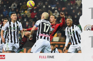 Serie A - Beto la apre, Ibra pareggia al 91': finisce 1-1 tra Udinese e Milan 