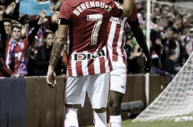 Berenguer y Nico celebrando el 0-2 | Fuente: Cuenta oficial de Twitter del Athletic