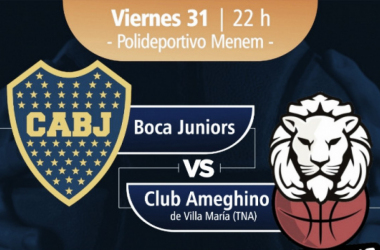 Boca Juniors vs Ameghino Básquet
