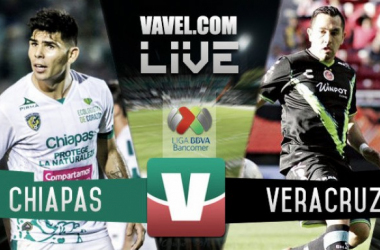 Resultado Jaguares Chiapas - Veracruz en en Liga MX 2016 (1-1)