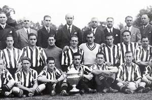 Serial Finales de Copa Barcelona - Athletic: 1932, Bata marca el gol que da al Athletic su tercera Copa consecutiva