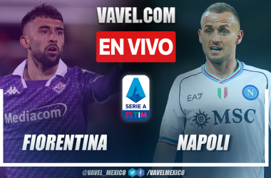 Fiorentina vs Napoli EN VIVO hoy, medio tiempo (2-1)