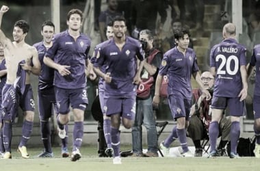 Paseo de la Fiorentina en su debut europeo