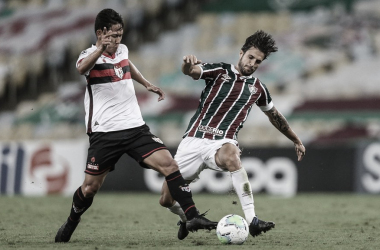 Com um jogador a menos, Fluminense cede empate ao Atlético-GO no Rio