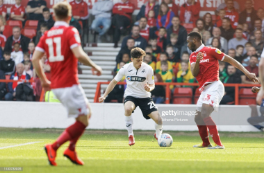 Nottingham Forest 2-1 Swansea City: Grandstand finish keeps Forest's playoff dreams alive