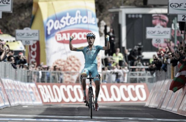 La valentía de Aru vence en Montecampione