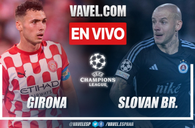 Resumen y goles del Girona 2-0 Slovan Bratislava en UEFA Champions League 2024-25