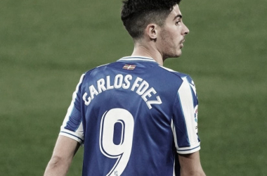 Carlos Fernández, debut en liga agridulce
