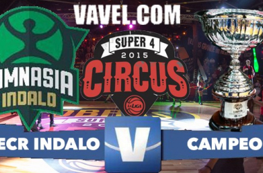 Resultado: Gimnasia Indalo - Obras Sanitarias Final del Súper 4 Circus 2015 (66-58)