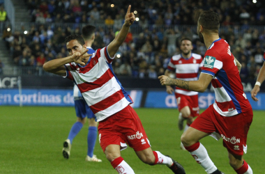 El Granada CF celebra fiesta en La Rosaleda