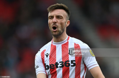 <span style="color: rgb(8, 8, 8); font-family: Lato, sans-serif; font-size: 14px; font-style: normal; text-align: start; background-color: rgb(255, 255, 255);">Morgan Fox of Stoke City during the Sky Bet Championship between Stoke City and Watford at Bet365 Stadium on October 02, 2022 in Stoke on Trent, England. (Photo by Gareth Copley/Getty Images)</span>
