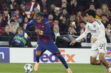 Barça 2-1 Eintracht Frankfurt en el Spotify Camp Nou. Imagen: Sport