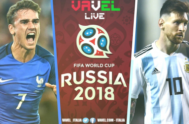 Terminata Francia - Argentina, LIVE Mondiali 2018 (4-3): Bleus ai quarti, offre Mbappé!