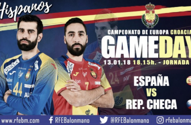 Resumen España 32-15 República Checa por la primera jornada de la EHF Euro 2018