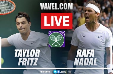 Summary and highlights of Nadal 3-2 Fritz at Wimbledon 2022