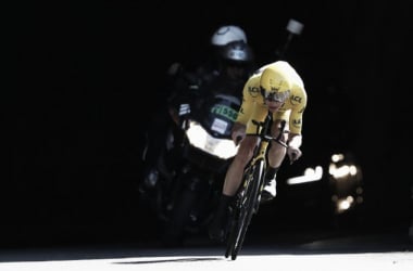 Chris Froome: &quot;Estoy contento con el resultado de la etapa pero hoy eso es lo de menos&quot;