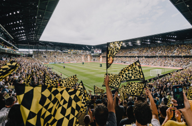 The Black &amp; Gold fortress better known as lower.com Field. photo courtesy of Columbus Crew.