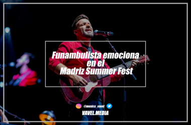 Funambulista emociona en el Madriz Summer Fest