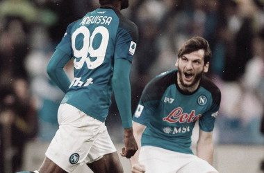 Napoli vence Inter de Milão em jogo de mais festa do título italiano