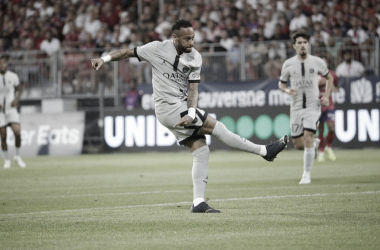 Neymar abrió la cuenta en la primera victoria del PSG en la Ligue 1 2022/23 | Fotografía: PSG
