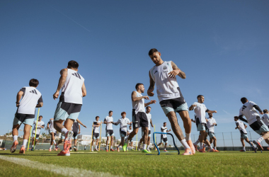 Selección Argentina entrenando en Elche | Fuente: @selecciónargentina