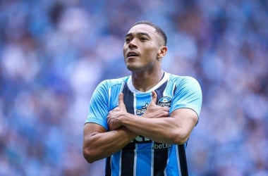 Carlos Vinicius, autor de um dos gols do Grêmio (Divulgação/Grêmio FBPA)