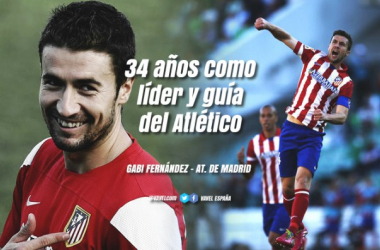 Gabi, 34 años como líder y guía del Atlético