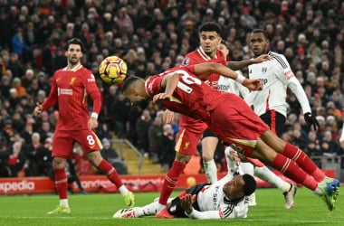 Jota rescata un amargo empate a 2 en Anfield