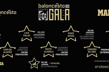 Madrid acoge la primera gala del baloncesto español