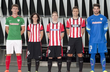 El Athletic presenta sus equipaciones para la 2014/2015