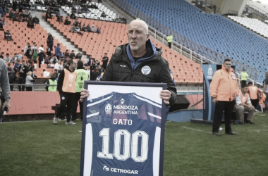 REDONDO. Daniel Oldrá y una cifra de cien partidos dirigiendo al club de sus amores como lo ha dicho en reiteras oportunidades. Foto: Diario Los Andes