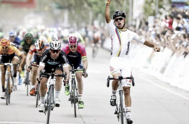 Fernando Gaviria fue el más veloz y ganó la primera fracción del Tour de San Luis