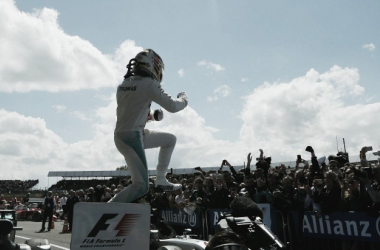British Grand Prix: Hamilton wins as Rosberg penalised