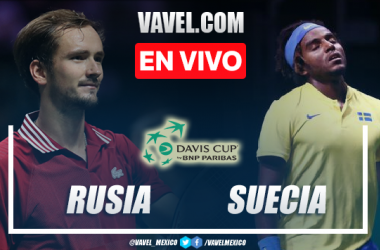 Resumen y mejores momentos del Rusia 2-0 Suecia en Copa Davis 2021