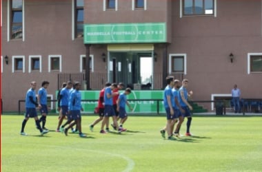 Penúltima sesión en Marbella con Mainz, Aranda y Brahimi