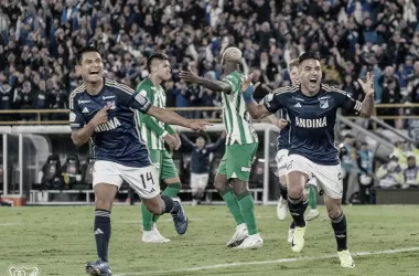 El Clásico se tiñó de 'azul': Millonarios superó a Atlético Nacional en 'El Campín'