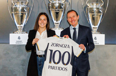 Claudia Zornoza se sube al podio de las centenarias