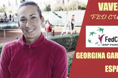 Fed Cup 2018. Georgina García: una debutante de altura