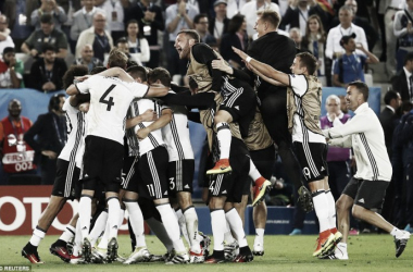 Germany (6) 1-1 (5) Italy: Hector penalty sends Germany into the last four