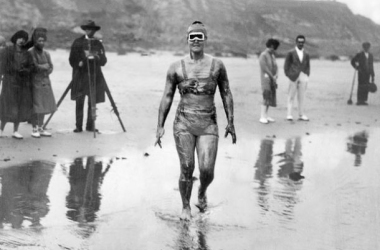 Miss Gertrude Ederle, la primera mujer sirena