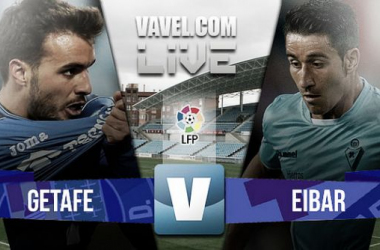 Resultado del Getafe - Eibar en la Liga BBVA 2015 (1-1)