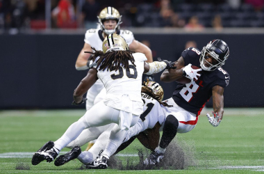 Resumen y anotaciones del Atlanta Falcons 24-15 New Orleans Saints en la NFL
