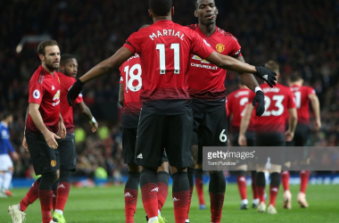 Manchester United 2-1 Everton: Pogba and Martial goals end Blues unbeaten run