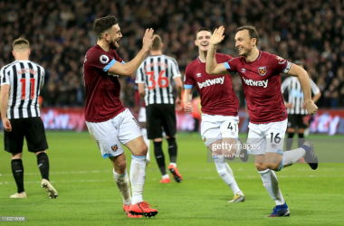 West Ham 2-0 Newcastle United: First half double seals points for Hammers
