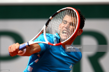 French Open: Dominic Thiem slides past Gael Monfils to reach last eight